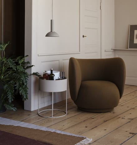Ferm Living - Plant Box cilinder - lichtgrijs - 4 - 6 Wochen