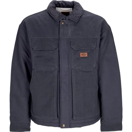Lucas Waxed Pocket Front Jacket Herenjas antracietgrijs