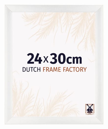 Fotolijst 24x30 cm - MDF - Wit Geveegd - Praag