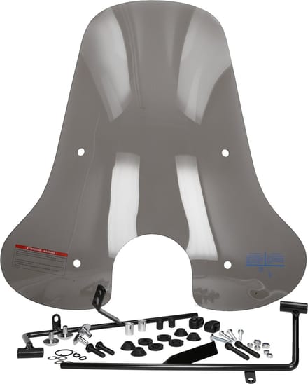 Mezoly Windscherm AGM VX50, BTC Riva hoog smoke (ronde koplamp)