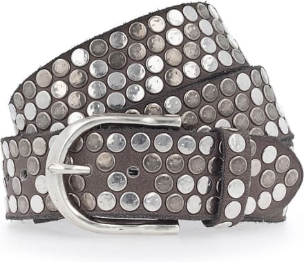 b.belt Riem Liv Ledergürtel W100 Taupe Grijs