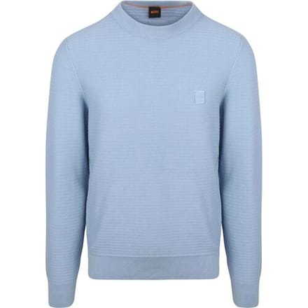BOSS Trui Anion Blauw - Maat M - Heren - Pullovers