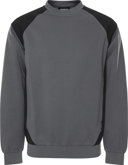 Fristads Sweater 7148 GSM - Grijs/Zwart - M