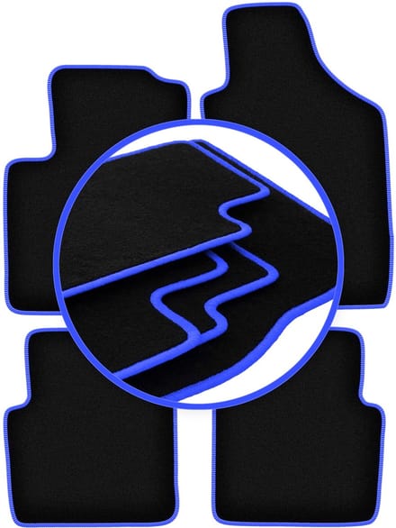 CARLUX-BLUE automatten voor: Lancia Ypsilon III hatchback (2011-)