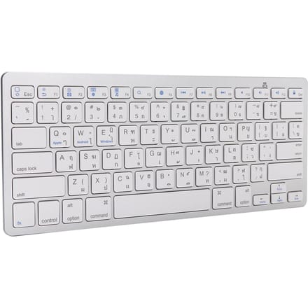 Clavier Bluetooth sans fil ultra-fin multifonction pour Windows et Android