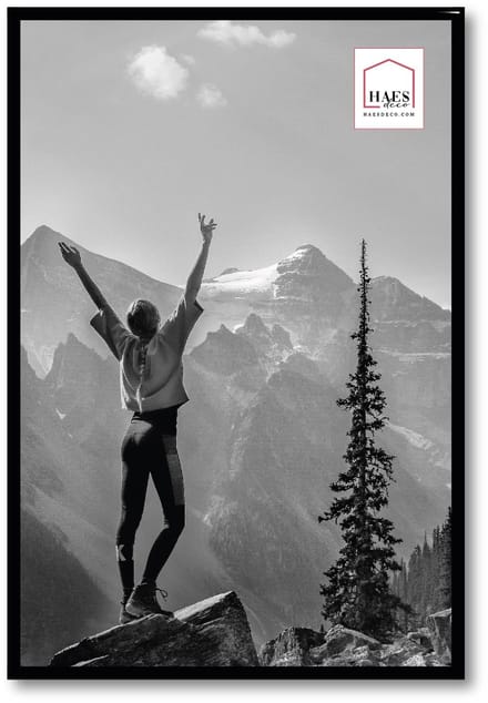 HAES DECO - Kunststof fotolijst 30x45 zwart Easy Frame - EF6B