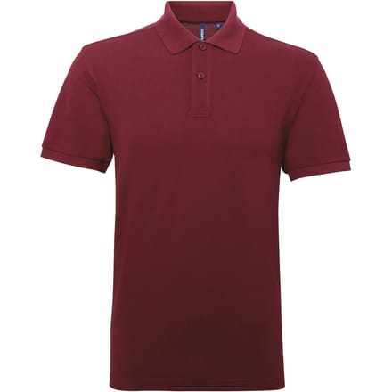 Asquith & Fox Heren Poloshirt met korte mouwen Prestatiemengsel (Bourgondië)