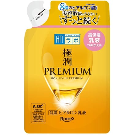 Rohto Mentholatum - Hada Labo Gokujyun Premium Emulsion Refill - 140ml