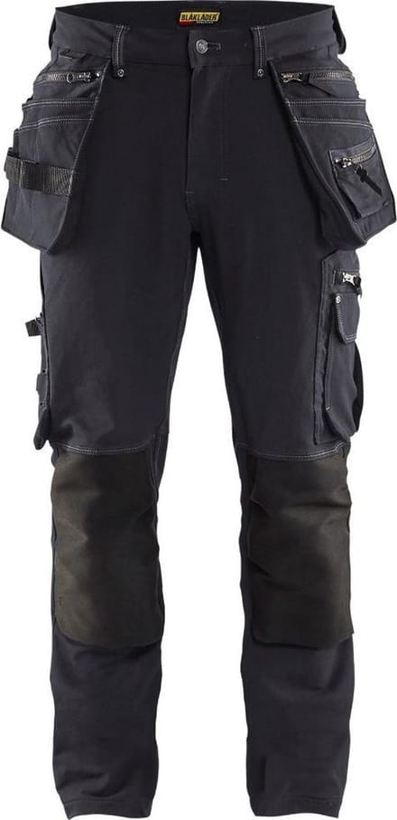 Blaklader Werkbroek met 4-weg stretch X1900 1998-1644 - Donkergrijs/Zwart - C150