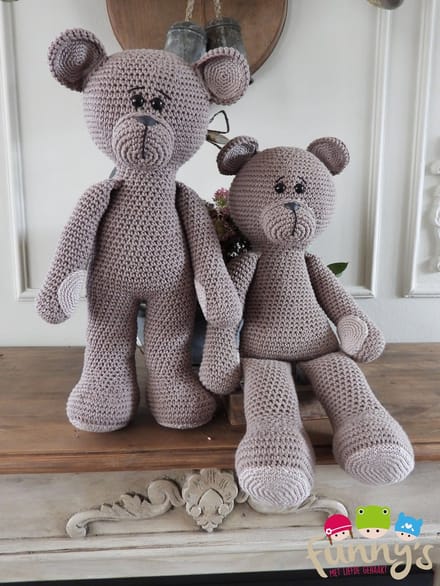 Haakpakket XXL Funny Bear Basic taupe