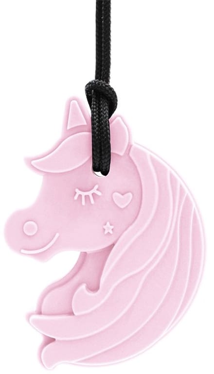 ARK Therapeutic sensorische kauwketting eenhoorn lichtroze voor kinderen.