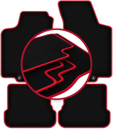 CARLUX-RED automatten voor: Volkswagen Golf IV cabrio (1998-2002)
