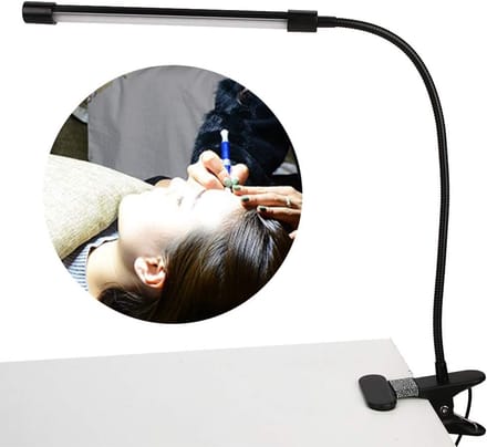 Dimbare USB Oplaadbare Clip-on Tafelspot met Flexibele Zwanenhals voor Studie en Precisiewerk