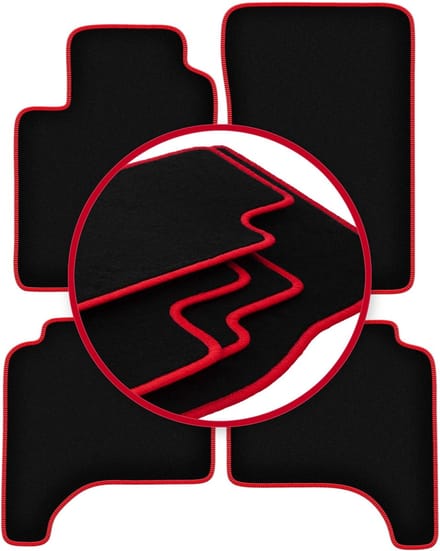 CARLUX-RED automatten voor: Suzuki Grand Vitara I 5-deurs (1998-2005)