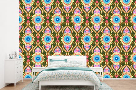 Behang - Fotobehang Design - Orient - Retro - Breedte 525 cm x hoogte 350 cm