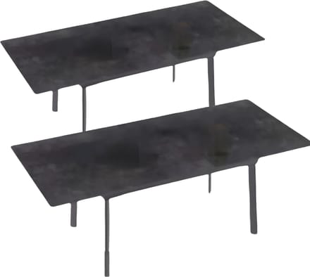 8-10 Personen Gesinterde Stenen Eettafel - 180 cm Uitschuifbare Keuken Eettafel voor Kerst - Metalen Frame