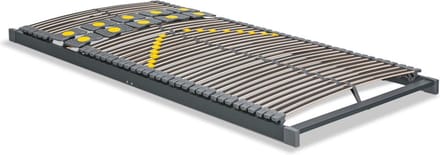 Beter Bed Bossflex 600 Deluxe Lattenbodem 120 x 190 cm - Bedbodem - Vlak - Max. 120kg - Antraciet/Geel
