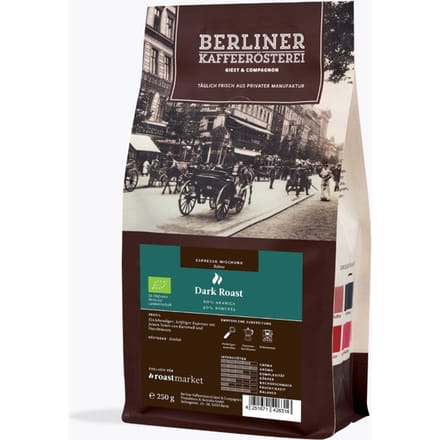 Berliner Kaffeerösterei Espresso Dark Roast Bio 250g