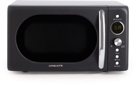 CREATE - Digitale magnetron-grill 900 W - Zwart - MICROWAVE RETRO