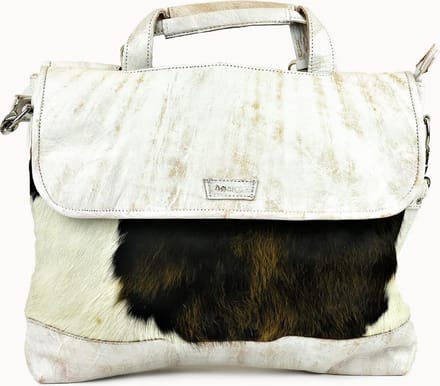 Leren Tas ‘Rana’ (wit) leer, koeienhuid