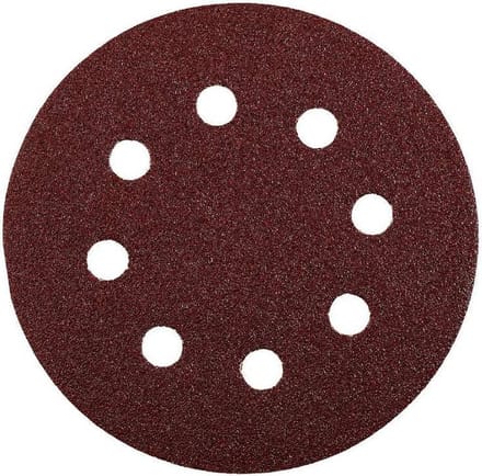 KWB schuurschijf Ø 125 mm - Korrel 80 - Klittenbandhechting - 491908 - 5 stuks