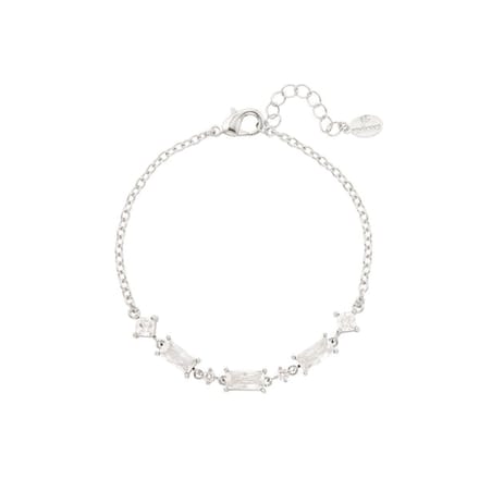 Bijoutheek Armband (sieraad) baguet zilver