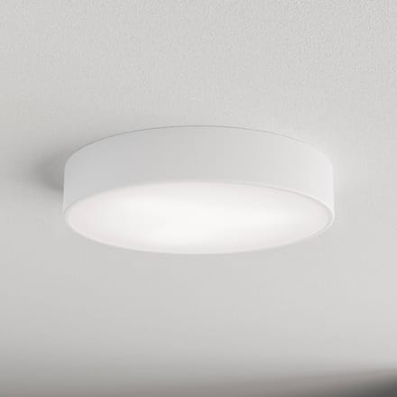 TEMAR LIGHTING Plafondlamp Cleo 400, wit, sensor, IP20, Ø 40 cm, metaal