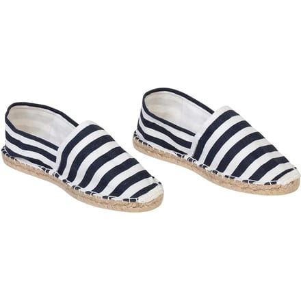 Gestreepte espadrilles WDK Partner