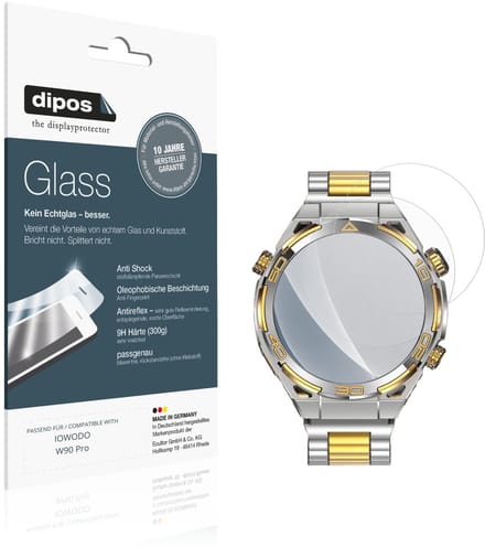 dipos – 2x Matte Pantserfolie geschikt voor IOWODO W90 Pro | 9H Screenprotector