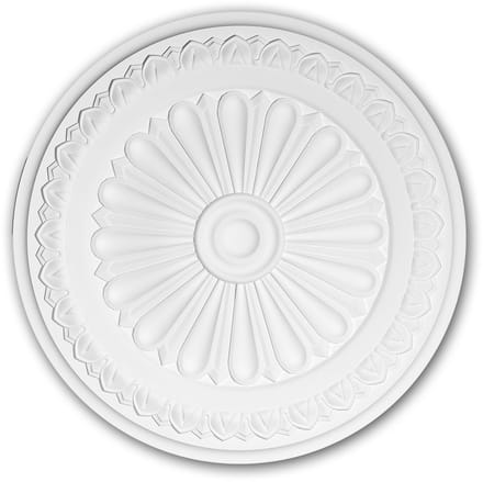 Plafond Rozet 156037 Profhome Sierelement plafond centrum neo-classicisme stijl wit Ø 33 cm