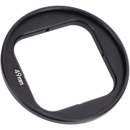 Lensfilter Adapterring voor 49mm Filters Aluminium Actiecamera Lensfilterhouder Beschermframe voor Ace Pro black