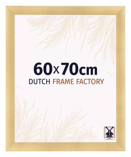 Fotolijst 60x70 cm - MDF - Goud Mat - Praag