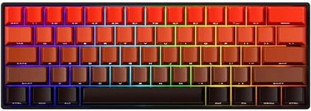 AKKO MONSGEEK FUN60 Max Shine-Through Blaze Gradient Hall Effect Magnetic Switch 8K Hz ARGB Wireless Hotswap Mechanical Gaming Keyboard