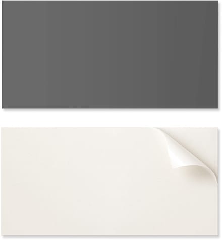 Zelfklevend vinyl wandpaneel 100x50 cm grijsbruine kleur