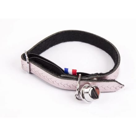 Gevlochten leren kattenhalsband Martin Sellier