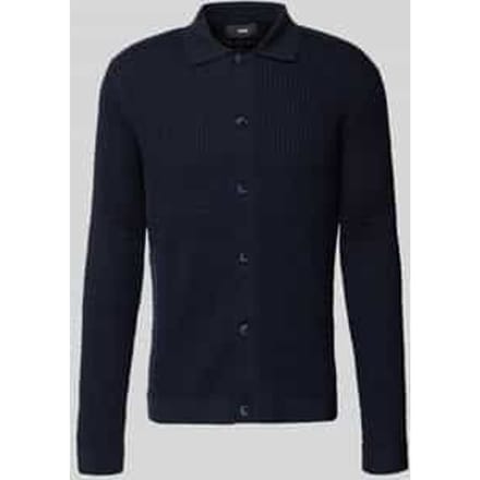 Gebreid jack met structuurmotief, model 'Yuris'