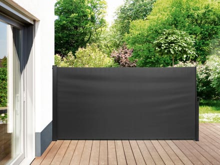 Livarno home Windscherm -antraciet - 160 x 300cm - Uitschijfbaar tot max 3m