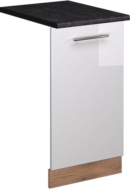Vicco Fame-Line Vaatwasserfrontpaneel – 45 cm, WB Antraciet Wit Hoogglans