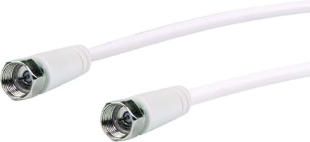 Schwaiger KVC15 532 coax-kabel 1,5 m F Wit