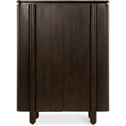 Wandkast Rondo Donkerbruin 150cm - Giga Meubel