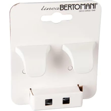 Bertomani Meubelknop - Zamak - Mat Wit - 16mm - Set Van 2