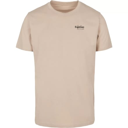 Mister Tee - Espresso M Club Heren T-shirt - S - Beige