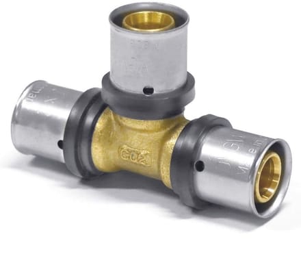 Persfitting T-stuk 32 x 3