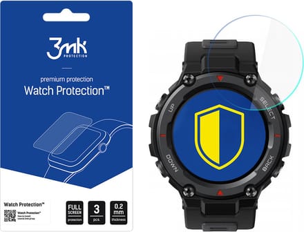 Xiaomi Amazfit T-Rex Pro - 3mk Watch Protection v. FlexibleGlass Lite