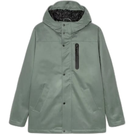 Parka met paspelzakken en bies Revolution