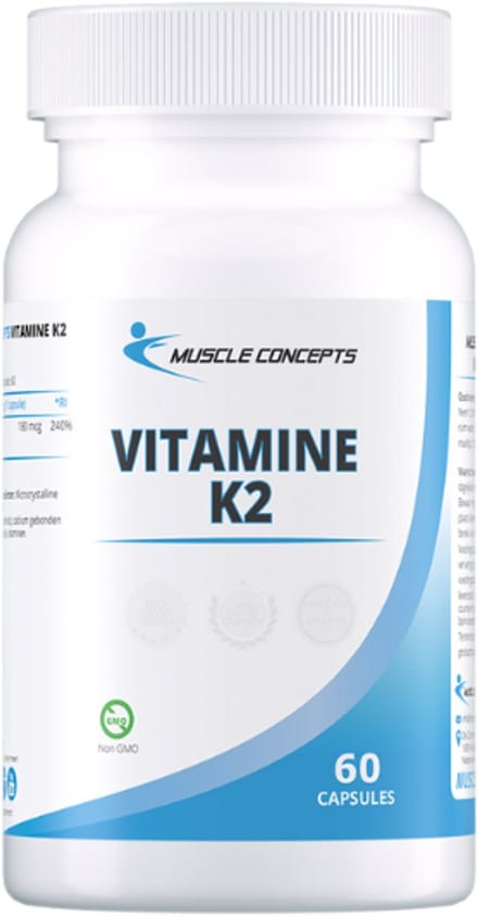Vitamine K2 - Voedingssuplement - 60 capsules | Muscle Concepts