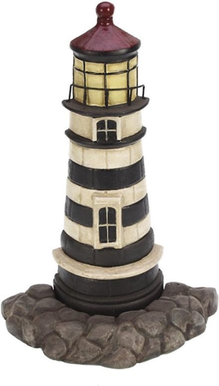 Vuurtoren deurstopper metaal 26,5x13,5x37,5cm