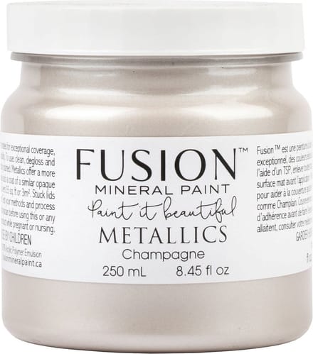 Fusion Metallic paint - Meubelverf - Acrylverf - Champagne - 250 ml