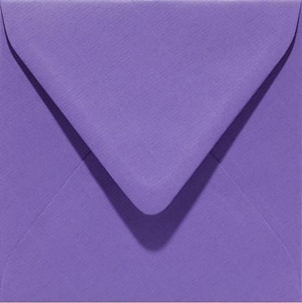 Papicolor Envelop vierk. 14cm paars 105gr-CV 6 st 303946 - 140x140 mm