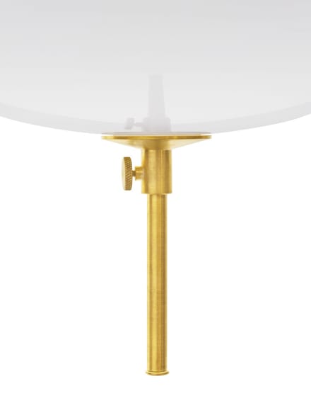 Fritz Hansen Clam Hanglamp Wit/ Messing Ø44